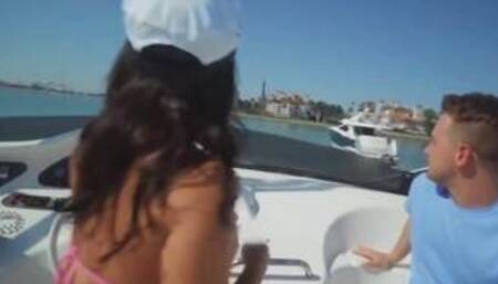 busty latina rose monroe plowed on a boat sexy milf alexis