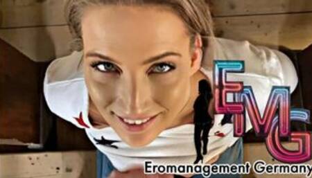 Acolyte fucks horny blonde milf in the church! Receive the blessed sperm!