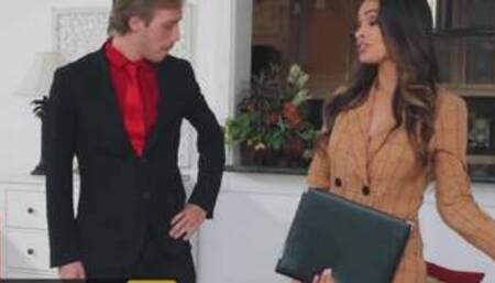 katana kombat bounces her bubble butt on johnys big dick