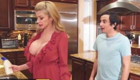 horny milf joslyn james enjoys a good fuck from her son's