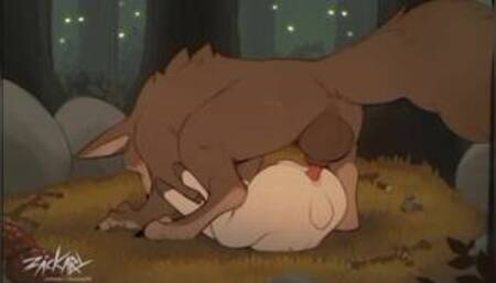 Miss wolf x rabbit (futa x femboy) wolf x black sheep part2