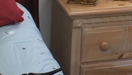 Blonde professional lady licks and sucks a younger dick