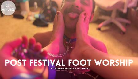 Post Festival Foot Worship