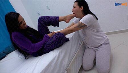 Lick Only MY FEET, NO OTHERS! - Clip 2 ## NewMfx Full HD 2023 ###