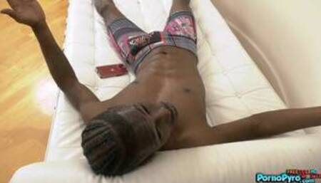 Virgin Teen Scarlett Hampton Sucks Ray Black's Big Black Cock For 1st Time