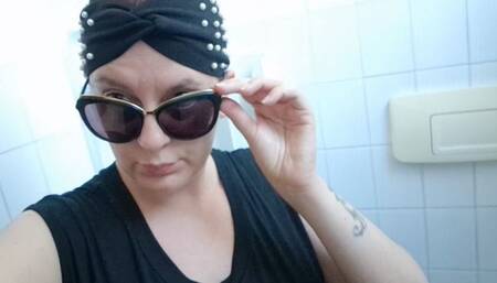 Hot pee in public toilet