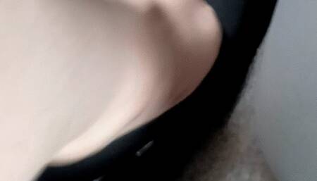 Pedal Pumping 5inch Black Suede Spike Heel Pumps Capri