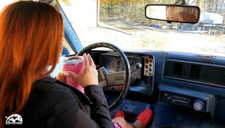 PTP 1364 – Vivian Late for Work & Getting Later in Red Slippers