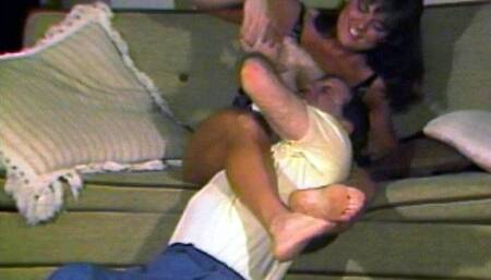 Apartment House Wrestling - Kelly-Michelle, Tom and Fred