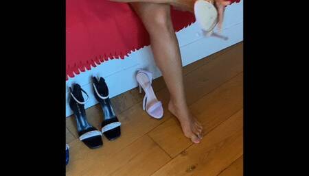 Ariel stomach high heels pressure