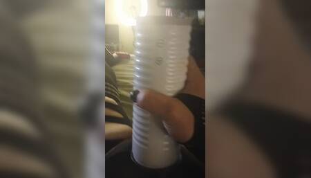 Sexy Shemale Stroking