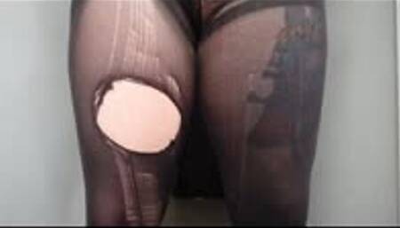 Stepsisters Spell causes RAPID HORNY GROWTH! Pantyhose destruction MP4 640