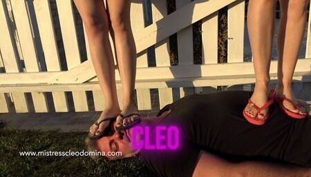 Cleo Domina: Trampled with our flip flops