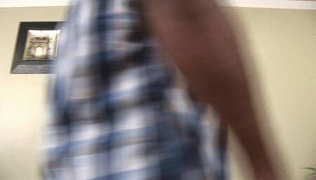 Black guy gets head and rams his dick in girlfriend's tight pussy