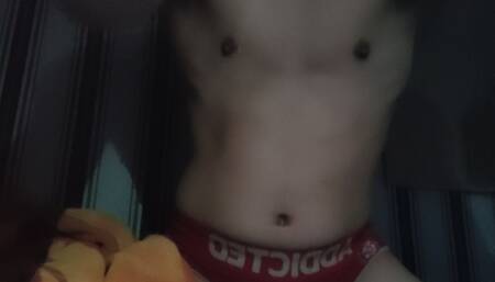 Asian Guy in Underwear