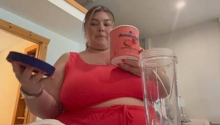 Growing fatter with every sip!