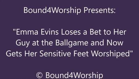 Emma Evins Gets Foot Worship After the Ballgame - WMV