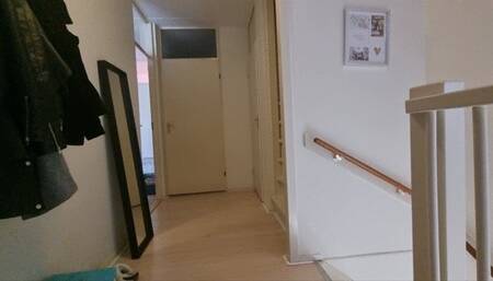 Crutches On The Stairs