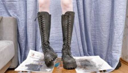 Trampled under very dirty Doc Martens boots (part 3 of 3), flo331x 1440p