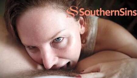 Madison Missina Eats Hairy Pussy until Orgasm for SouthernSins