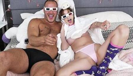 Sexy Slumber Party Fuck With Petite Melanie Marie