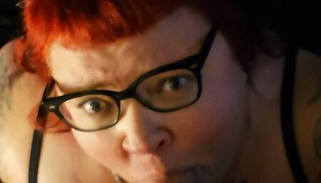 Carlos Danger throatfucks and uses horny, wet, redhead BBW Ellen Degenerate!