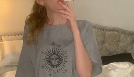 Smoking in my bed