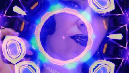 Relaxing Chillout Mesmerizing Meditation Music - Sensual Female Voice Eyes Kaleidoscope