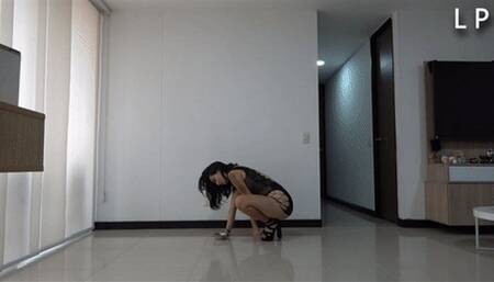 Piedad Feeding Slave With Nasty Food