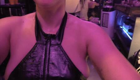 CBT whipping dick this slut be a human ashtray and had a cumshot with my feet in his mouth