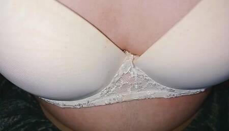 Bra Pantyhose Mini Skirt Crossdress