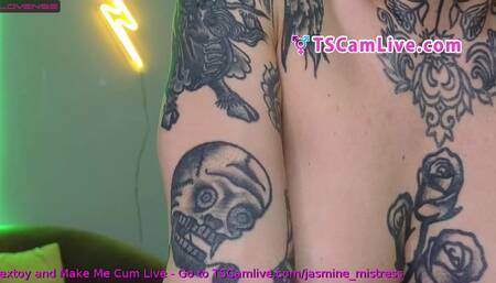 Perfect Tits Tattoed SheBabe gets horny Part 3