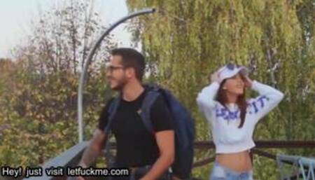 creampie gorgeous european babe sybil getting fucked in hostel