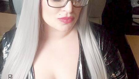 Leather and Latex Boot Smoke