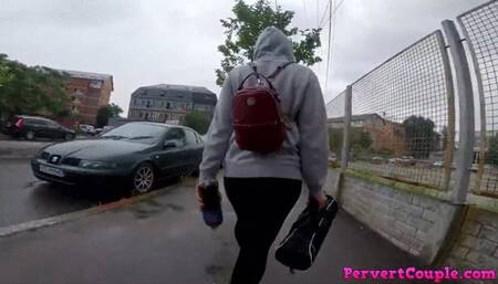 Round ass milf fingered and masturbation