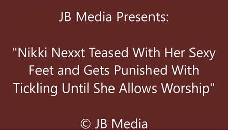 Nikki Nexxt Bound for Kinky Fun After Showing Off Her Feet - WMV