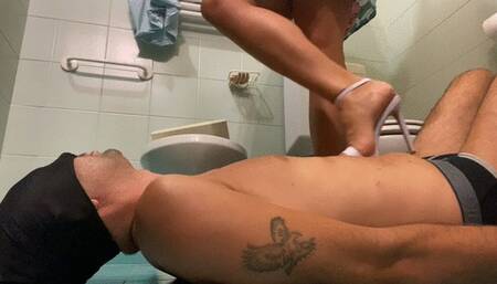 Ariel high heels domination