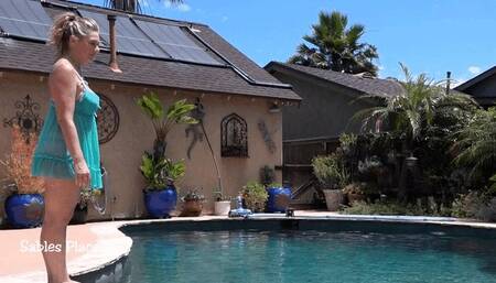 Sable Gets Clothes Wet in a Pool HD WMV (1920x1080)