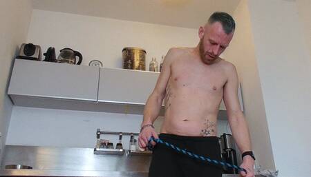 Daniell Dominates His Foot Slave Ben