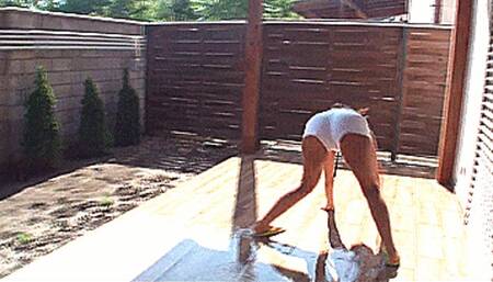 Slide and mega drop in flip flops (1920x1080 HD) MP4