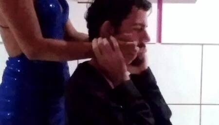 Punishment with long natural nails, serious bodily harm