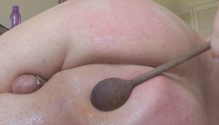 Slow Motion Spanking with a Wooden Spoon