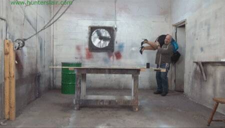 THROWN ONTO HIS TABLE & BRUTALLY HOGTIED_HD1