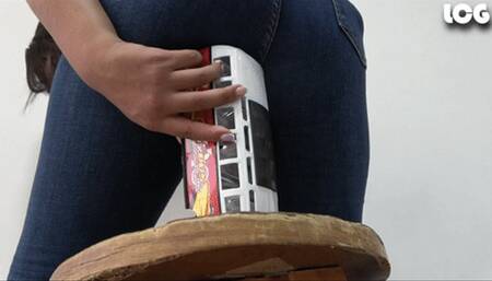 Jana Crushes Red City Bus