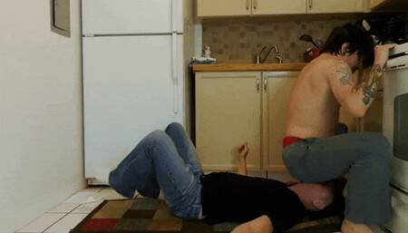 Pricey Plumber Gets Facesitting and Ass Domination - Johnny Mercy - Richard Lennox - Manpuppy - MP4 720