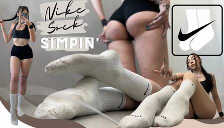 Nike Sock Simpin' [ Sock Worship ]
