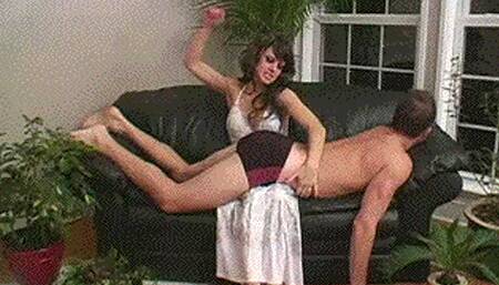 Spanked In The Goddess Garden (WMV)