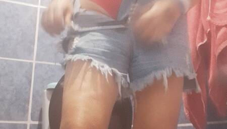 Loud farts and big plops