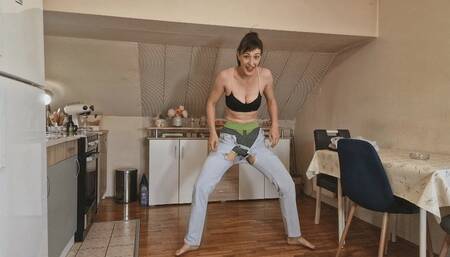 Levis torn like paper