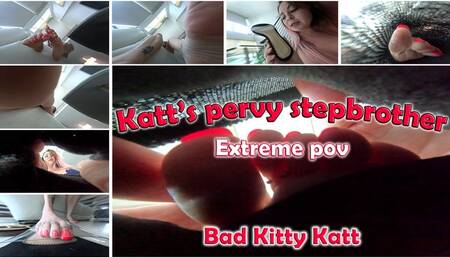 Katt's pervy stepbrother - extreme pov (4k)